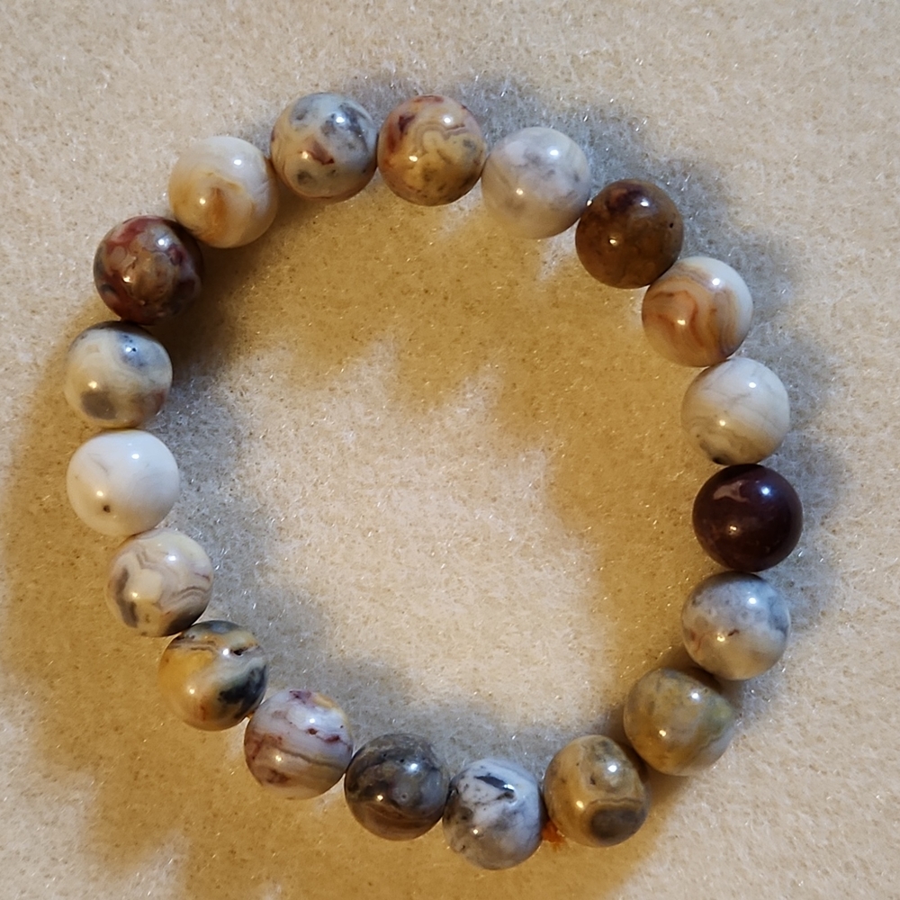Georgeous 10mm Crazy Lace bracelets. Buy one bracelet get 2nd bracelet 20% off